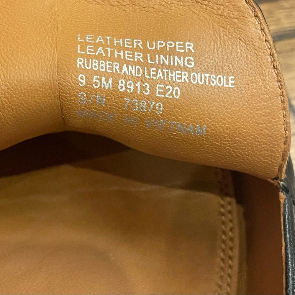 Tory Burch Black Leather Elastic-Back Loafers